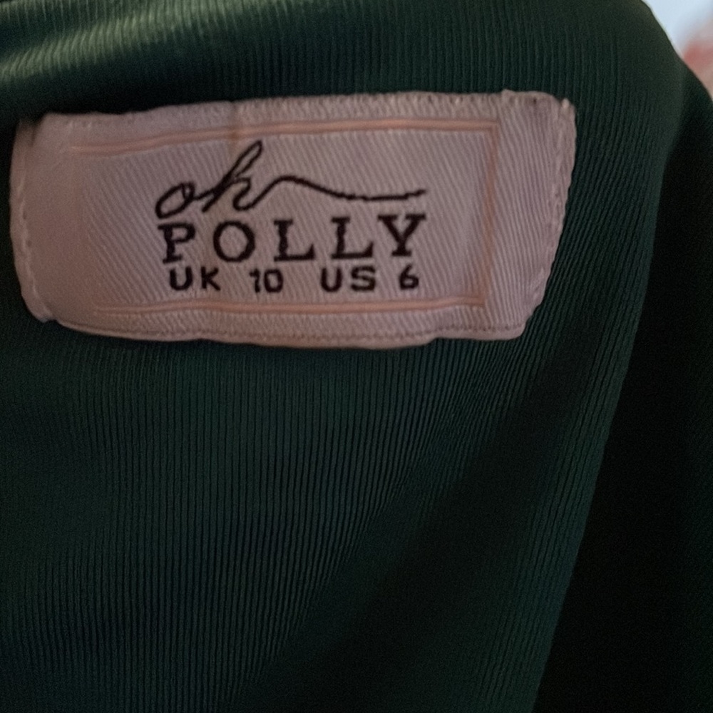 Oh Polly Green Mini Dress size S - Picture 4 of 4